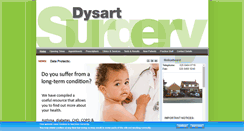 Desktop Screenshot of dysartsurgery.co.uk